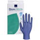 Abena, guantes de nitrilo, no estériles, sin polvo, azules, talla S, 20 unidades