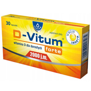 D-Vitum Forte 2000 UI, 30 gélules