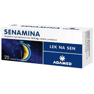 Senamina 12,5 mg, 20 compresse rivestite con film