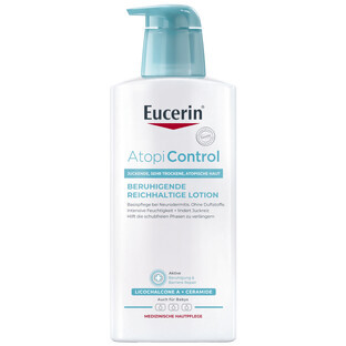 Eucerin AtopiControl, lozione lenitiva per il corpo, 400 ml