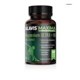 Magnesium Bisglycinat Ultra+B6, 60 vegetarische Kapseln, Alavis Maxima