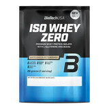 Proteïnepoeder Iso Whey Zero met witte chocoladesmaak, 25 g, BiotechUSA