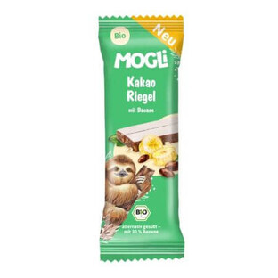 Barretta alla banana e cacao, 25 g, Mogli
