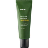 Scrub with sea salt and green tea for scalp, 200 g, Kundal