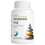 Melatonina, 5 mg, 30 capsule vegetali, Alevia