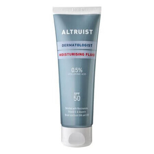 Fluido idratante con spf 50 e acido ialuronico, 50 ml, Altruist