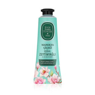 Hand and body cream with natural olive oil Magnolia, 50 ml, Eyüp Sabri Tuncer