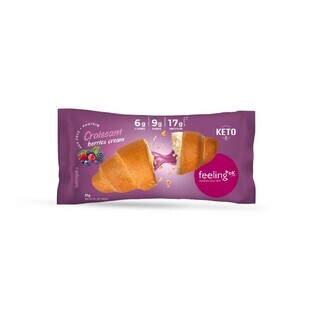 Protein-Croissant mit Beerencreme, 65 g, Feeling Ok
