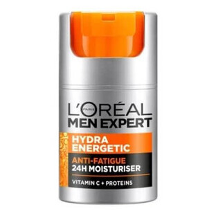 Hydra Energetic Men Expert Moisturizing Face Cream for Men, 50 ml, L'Oreal