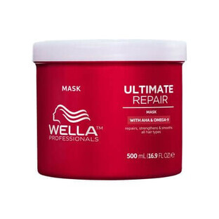 Ultimate Repair Mask with AHA & Omega 9 Ultimate Repair, 500 ml, Wella Professionals