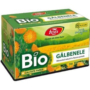 Organic Marigold tea, 20 sachets, Fares