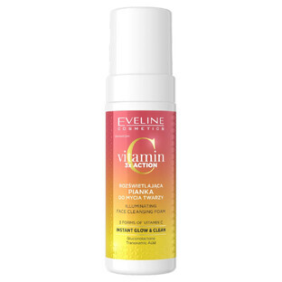 Eveline Cosmetics Vitamin C 3x Action Illuminating Foaming Facial Cleanser, 150 ml