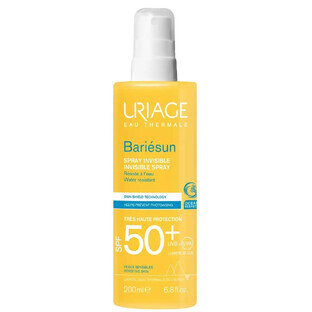 Uriage Bariesun Invisible Spray Waterproof sunscreen spray SPF50+, 200 ml.