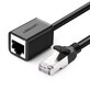 Ugreen NW112 11281 Netzwerk Ethernet Kabel RJ45 (Buchse) - RJ45 (Stecker) F/UTP Cat. 6 1 Gbps 2m - schwarz