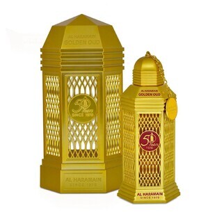 Agua de perfume Al Haramain Golden Oud Unisex, 100 ml