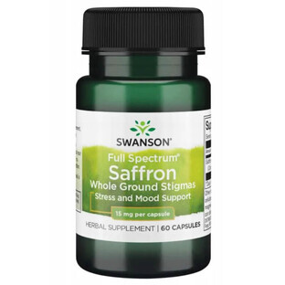Swanson Vollspektrum-Safran, 60 Kapseln
