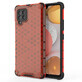 Etui blindé en nid d'abeille avec cadre en gel Samsung Galaxy A42 5G rouge