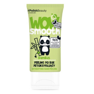 Flos-Lek, Wow Smooth! Scrub disintossicante per le mani al bambù, 50g