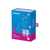 Satisfyer Feel Confident Menstrual Cup Set 15 ml + 20 ml Lila