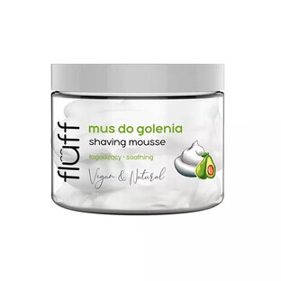 Espuma de afeitar Fluff con aguacate y niacinamida, 200ml