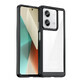 Custodia Outer Space con cornice in gel per Xiaomi Redmi Note 13 5G - nero