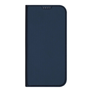 Husă Dux Ducis Skin Pro pentru iPhone 16 Pro Max cu clapetă și slot pentru carduri - albastru Husă Dux Ducis Skin Pro pentru iPhone 16 Pro Max cu clapetă și slot pentru carduri - albastru