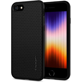 Custodia Spigen Liquid Air per iPhone 7 / 8 / SE 2020 / SE 2022 - nero