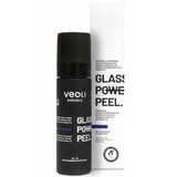 Veoli Botanica Glass Skin Power Peel Gel exfoliante facial hidratante e iluminador con ácido láctico 10%, ácido tranexámico 2,5% y ectoína 1%, 30 ml