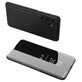 Funda Clear View para Samsung S24 con tapa abatible - negro