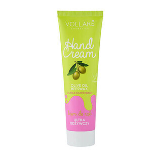 Vollare Cremă de mâini Cremă de mâini ultra hrănitoare cu ulei de măsline, 100 ml