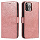 Custodia a portafoglio con lembo di base per iPhone 15 Pro Max Custodia magnetica - rosa