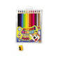 Lápices redondos jumbo Astrino 12 colores + sacapuntas