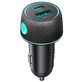 Joyroom 60W USB-C USB-A car charger JR-CCN01 - black