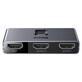 Conmutador divisor HDMI bidireccional Baseus - 2x HDMI 4K / 30 Hz gris (CAHUB-BC0G)