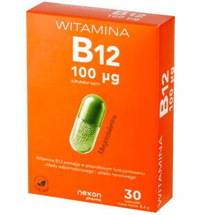 Nexon Pharma Vitamine B12 100 mcg, 30 capsules