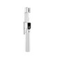 Selfie stick / telescopic pole with tripod Dudao F18W - white