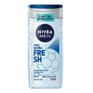 Nivea Men Gel de duș Ultra Fresh, 250 ml