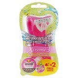 Wilkinson Xtreme3 Beauty Gevoelige Scheermesjes, 6 stuks