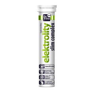Dr Vita Elektrolity Slim Complex con succo, 20 compresse effervescenti