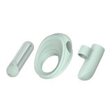 Dream Toys Glam 3-in-1 Play Kit Bullet vibrator + erection ring + finger cap Mint