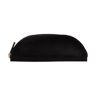 Astuccio per matite con zip nera Moon