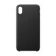 ECO piele piele ecologică caz iPhone 12 mini negru