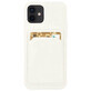 Card Case silicone wallet case with card pocket documents for Samsung Galaxy A22 4G white