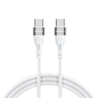 Wozinsky WSTCC1 USB-C / USB-C PD 65W kabel 1 m - wit