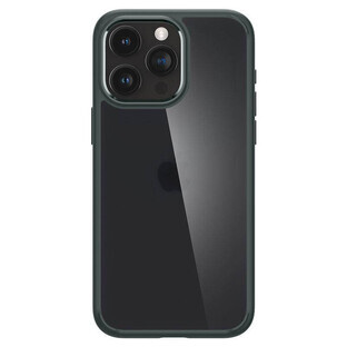 Coque Spigen Ultra Hybrid pour iPhone 15 Pro - vert foncé