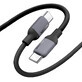 Ugreen US563 USB-C / USB-C PD 60W Kabel in Silikon 2m - grau