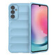 Magic Shield Case pour Samsung Galaxy A24 4G étui blindé flexible bleu clair