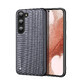 Dux Ducis Fino hoesje Samsung Galaxy S23+ met siliconen rand grijs