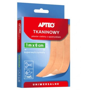 Apteo Care, Pansement en tissu 1m x 6cm