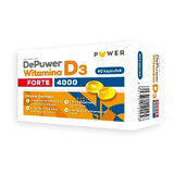 DePuwer Forte Vitamina D3 4000, 60 capsule